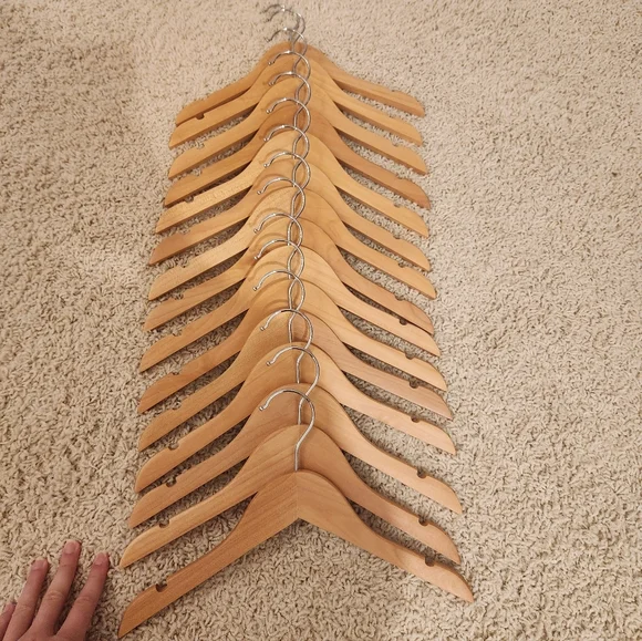 Small Wooden Hangers - Picture 3 of 3